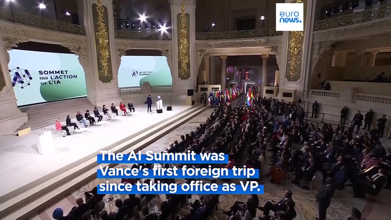 JD Vance challenges Europe's 'excessive regulation' of AI at Paris summit