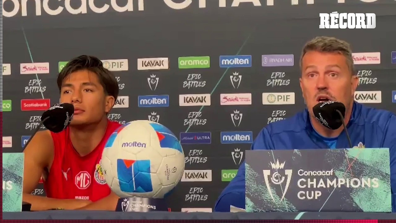 ÓSCAR GARCÍA JUNYENT habla previo al juego de CHIVAS en CONCACHAMPIONS