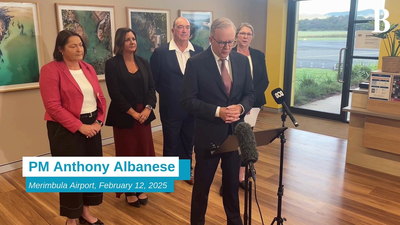 PM Anthony Albanese in Merimbula, 12/2/25, Bega District News
