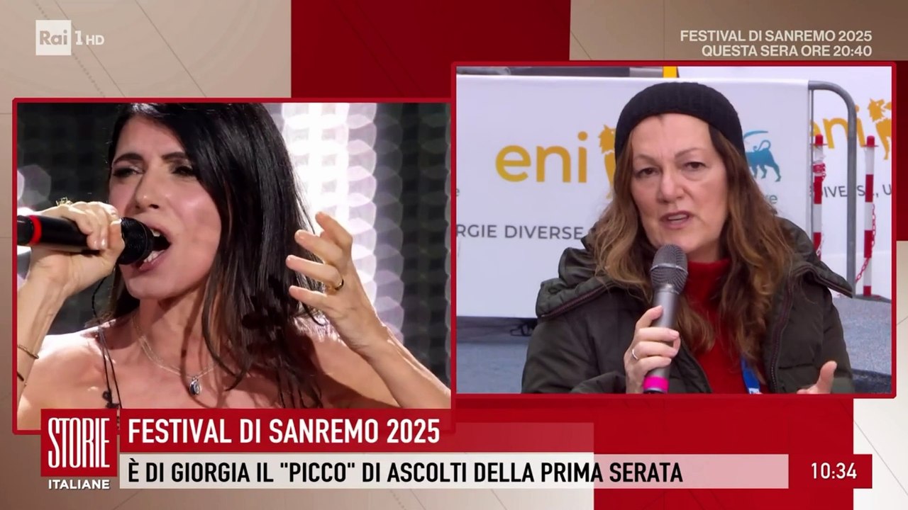 Sanremo 2025 - Intervento di Cinzia Marongiu sulla canzone di Giorgia