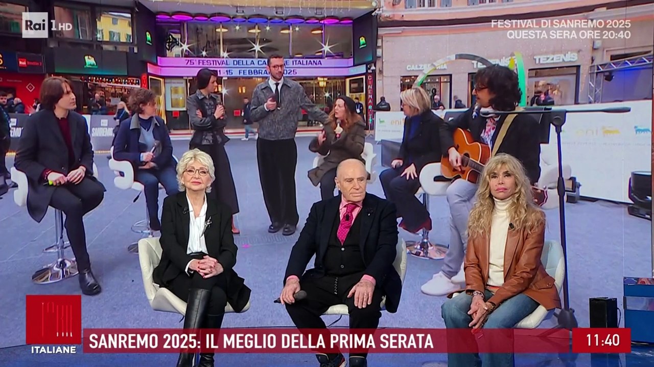 Sanremo 2025 - Intervento di Cinzia Marongiu sulla Canzone di Simone Cristicchi