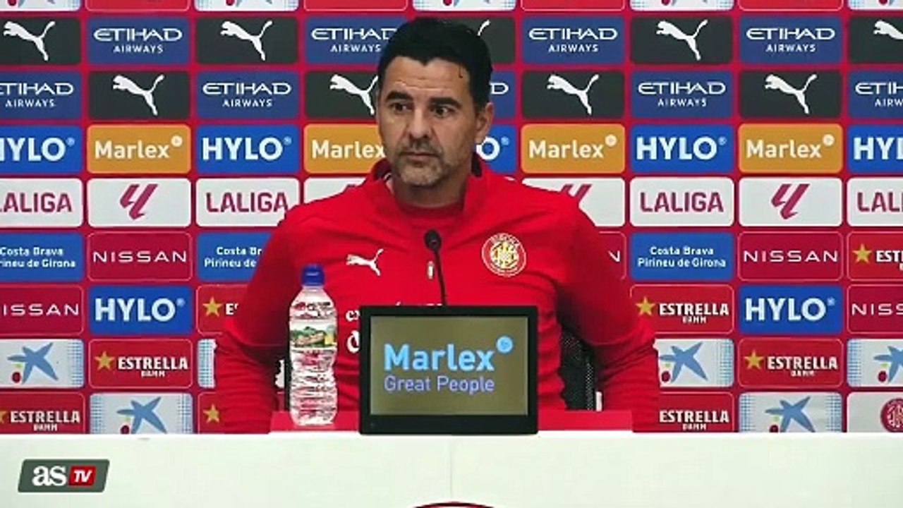 Míchel, rueda de prensa previa al Girona - Getafe