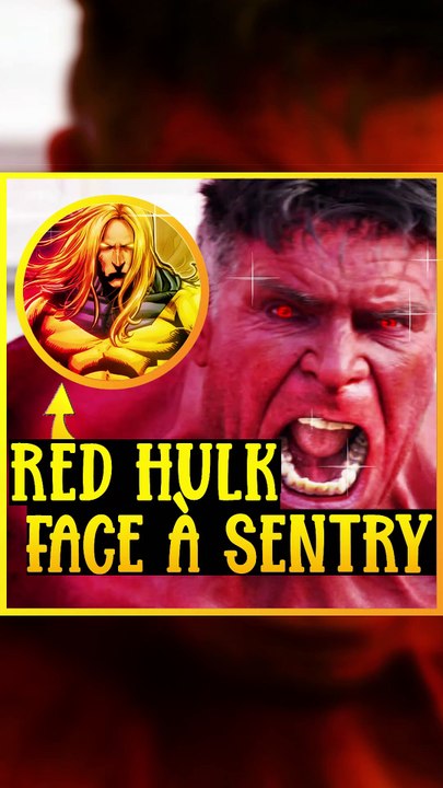 RED HULK VS SENTRY #mcu #marvel #captainamerica