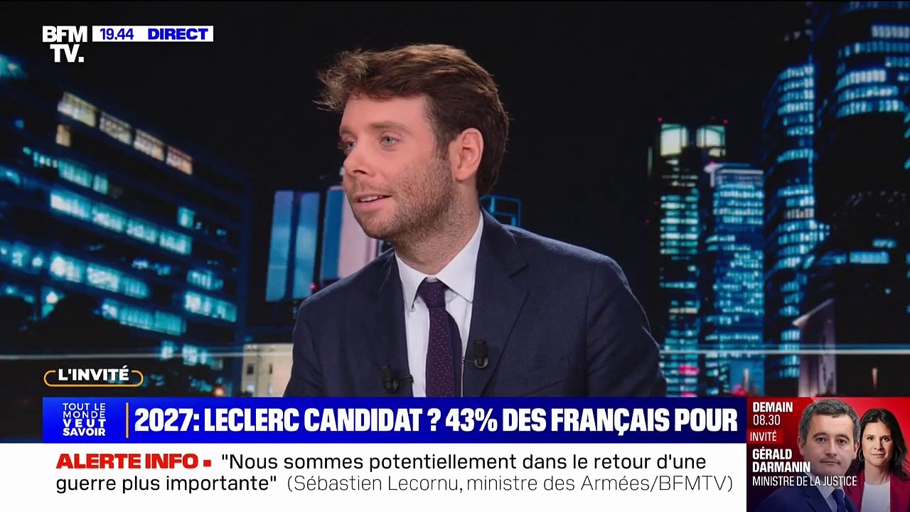 Présidentielle en 2027: "Je suis disponible pour la nation", affirme Michel-Édouard Leclerc