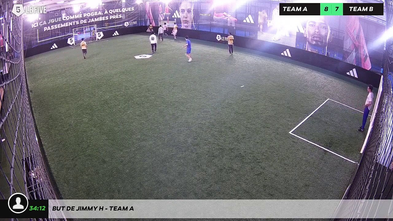 But de Jimmy H - Team A