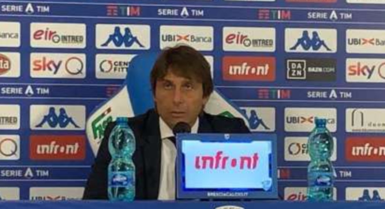 LAZIO-NAPOLI 2-2 - LA CONFERENZA DI CONTE DOPO IL MATCH