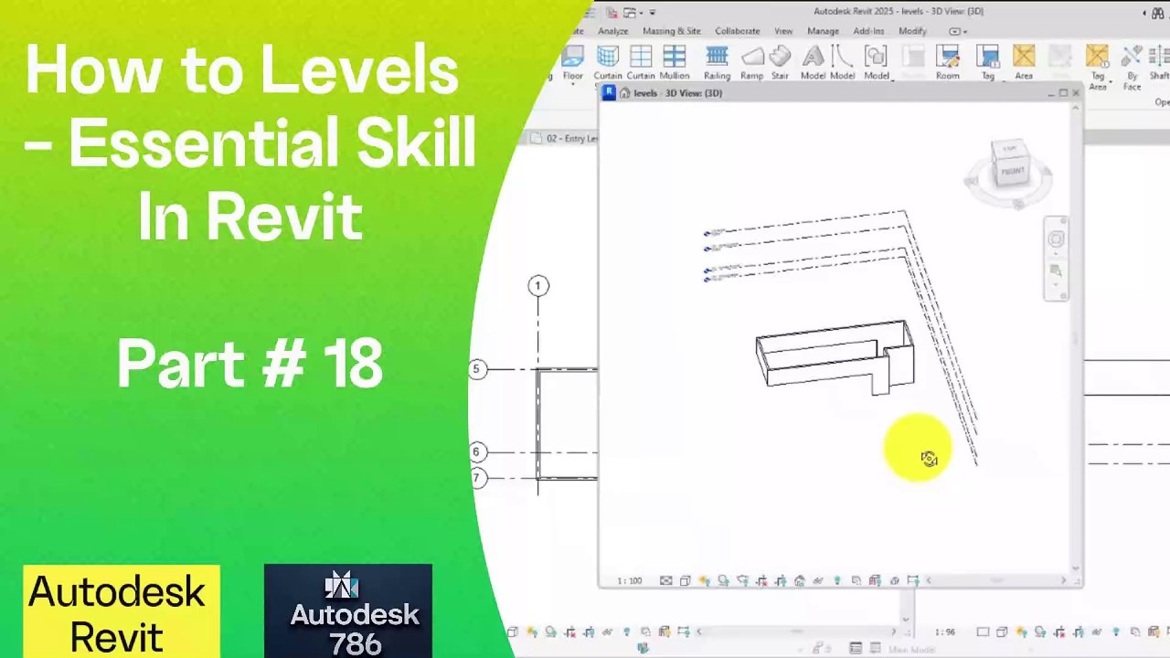 How to Levels - Essential Skill in Revit | Part 18 | #revit #autocadcivil3d #3dmodelingsoftware #Autodesk #civil3d