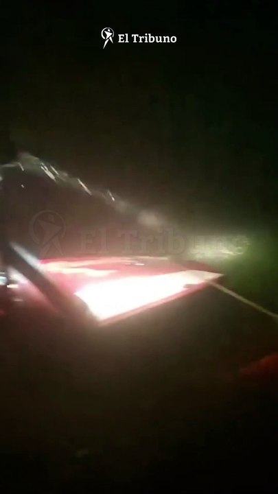 Cabra Corral: se les rompió la lancha en plena tormenta y fueron rescatados por Lacustre