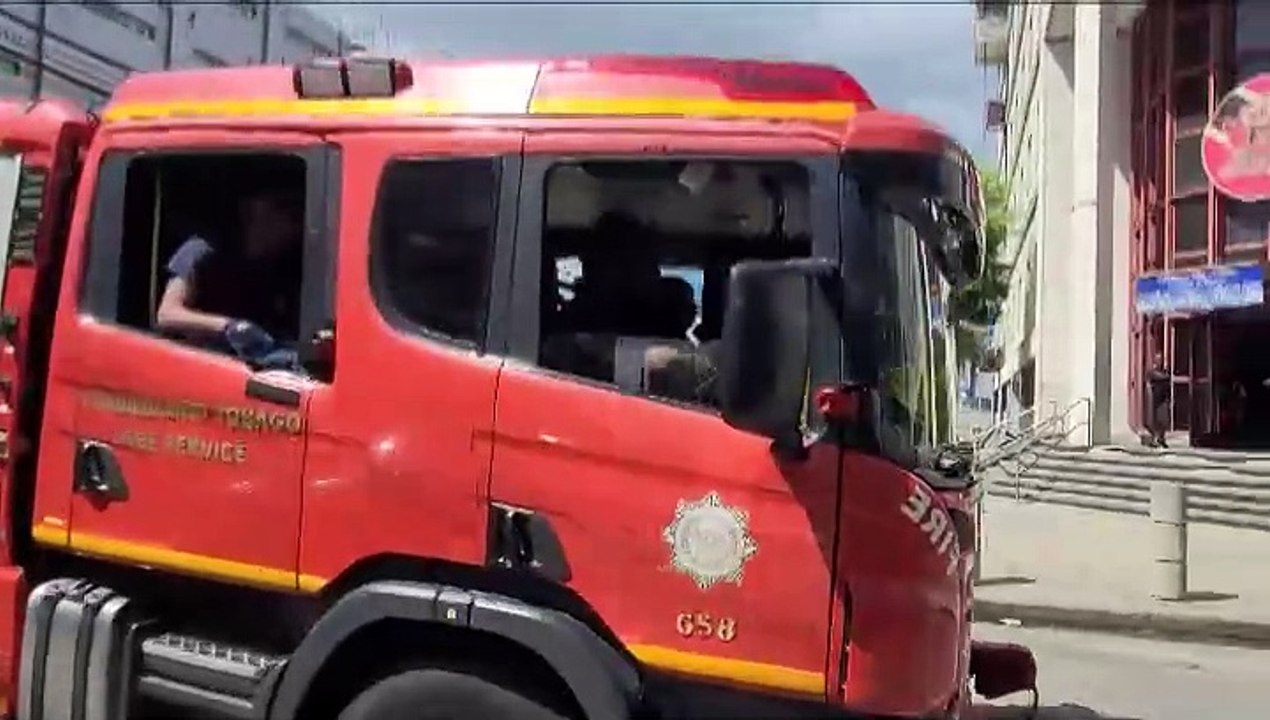 FIRE ALARM CUTS PRESS BRIEFING