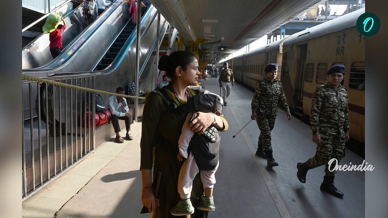 സോഷ്യൽ മീഡിയയിൽ വൈറലായി ഹൃദയസ്പർശിയായ കാഴ്ച | Viral RPF Lady Constable goes Viral