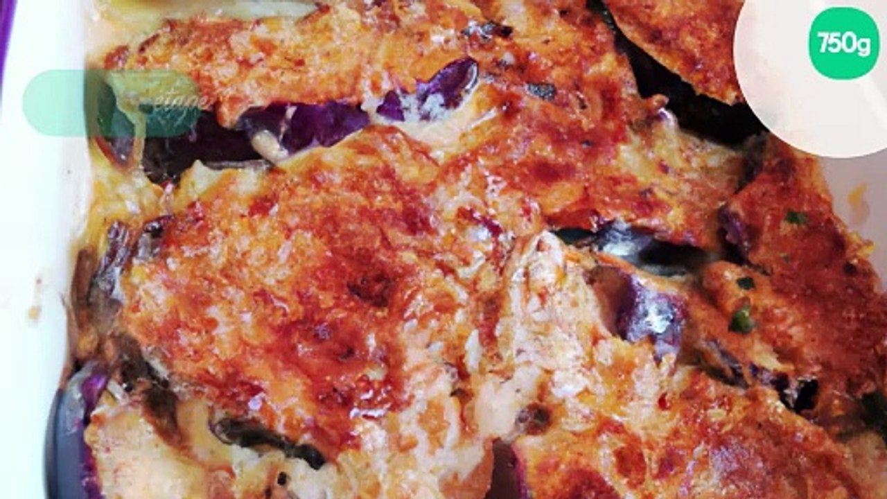 Recette Facile de Gratin d'Aubergines Légère 🍆