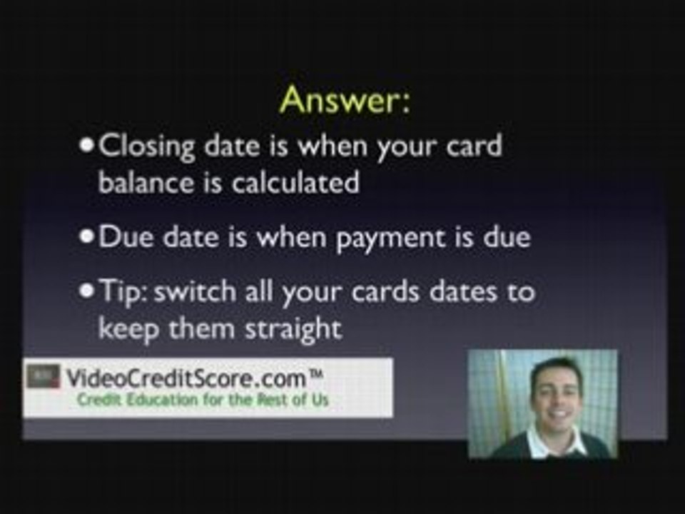 Due Dates and Closing Dates: The Difference