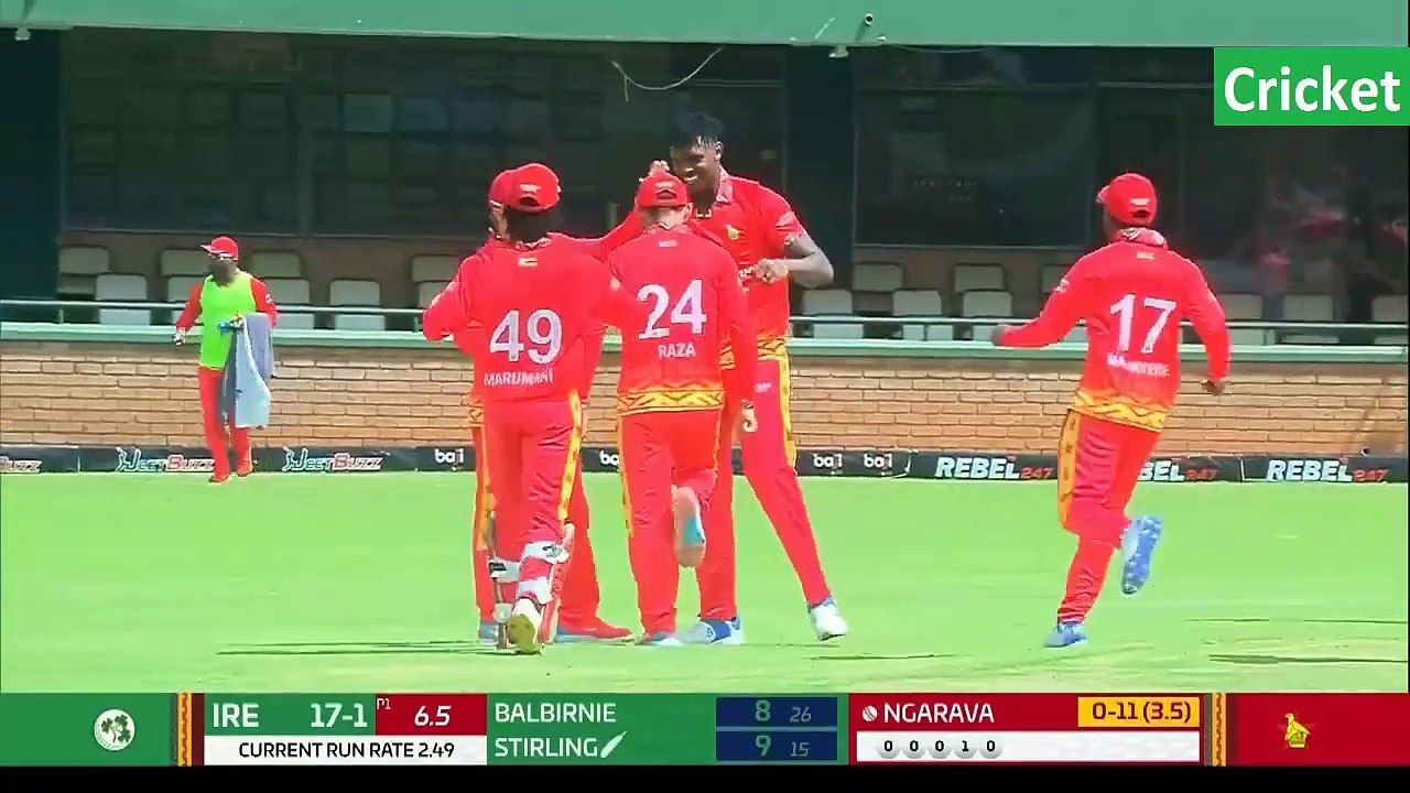 Zimbabwe vs Ireland 3rd ODI Highlights 2025