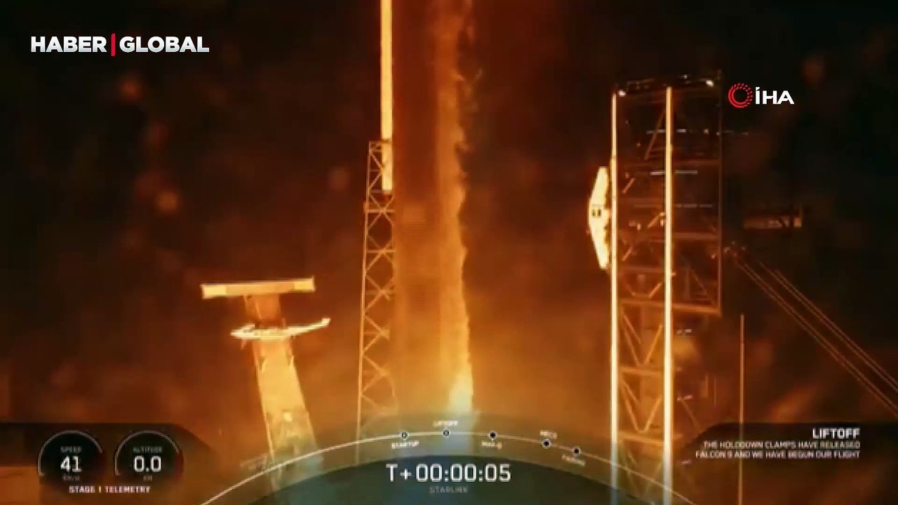 SpaceX, 23 Starlink uydusunu daha yörüngeye gönderdi