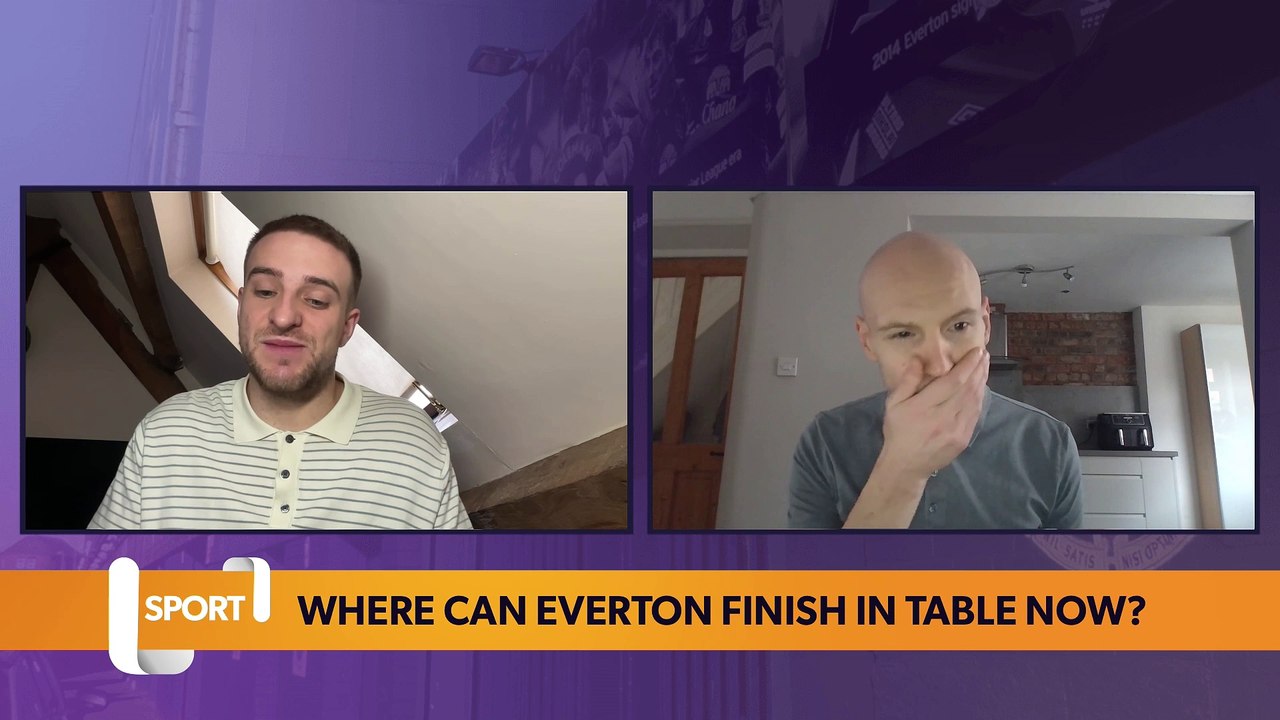 Where can Everton realistically finish in the Premier League table?