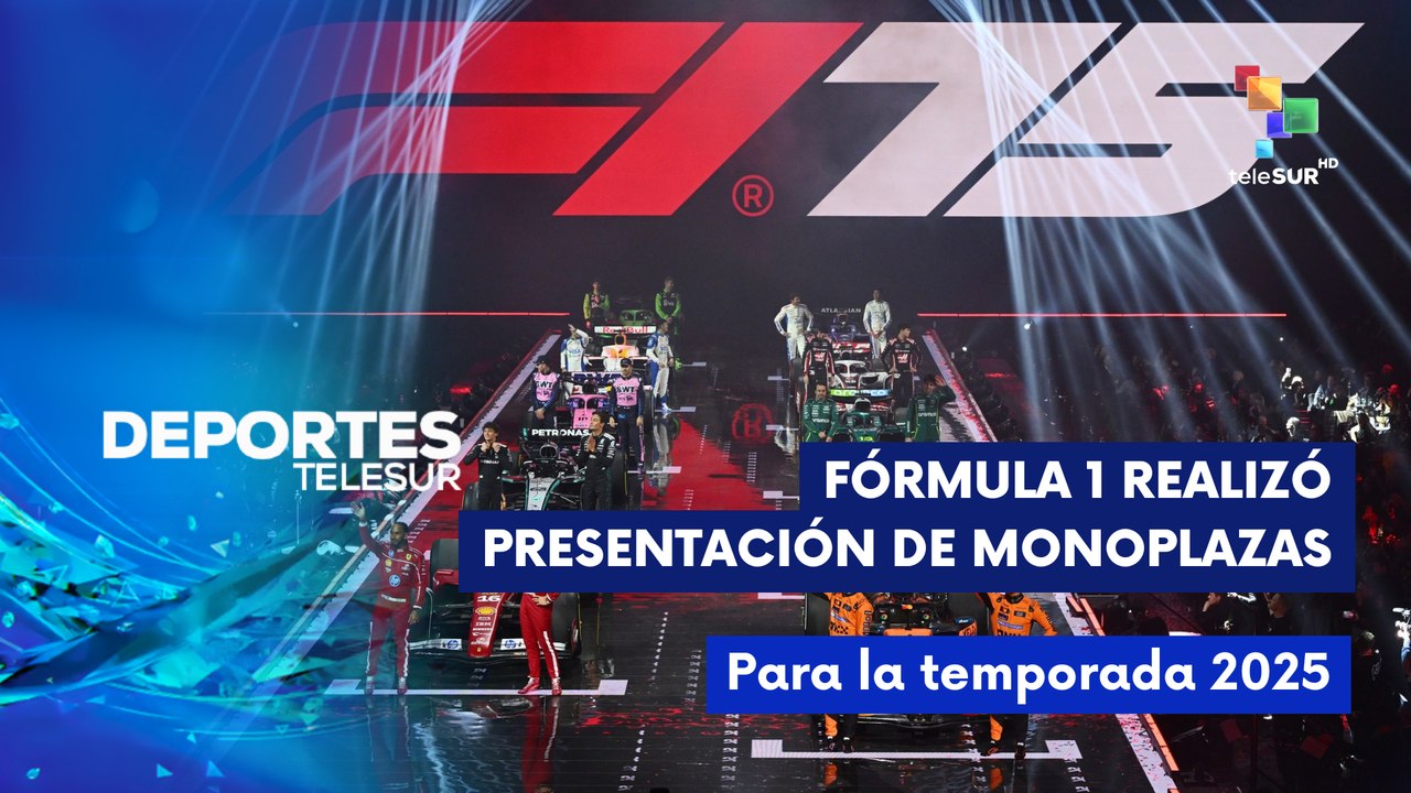 Fórmula 1 realizó presentación de monoplazas
