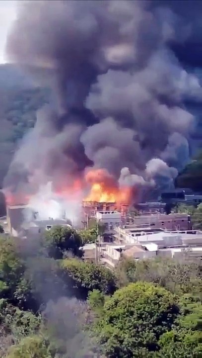 Incêndio estúdios globo