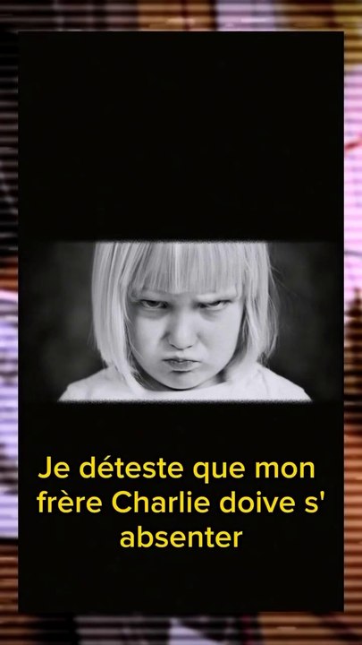 Mon petit frère… est étrange.