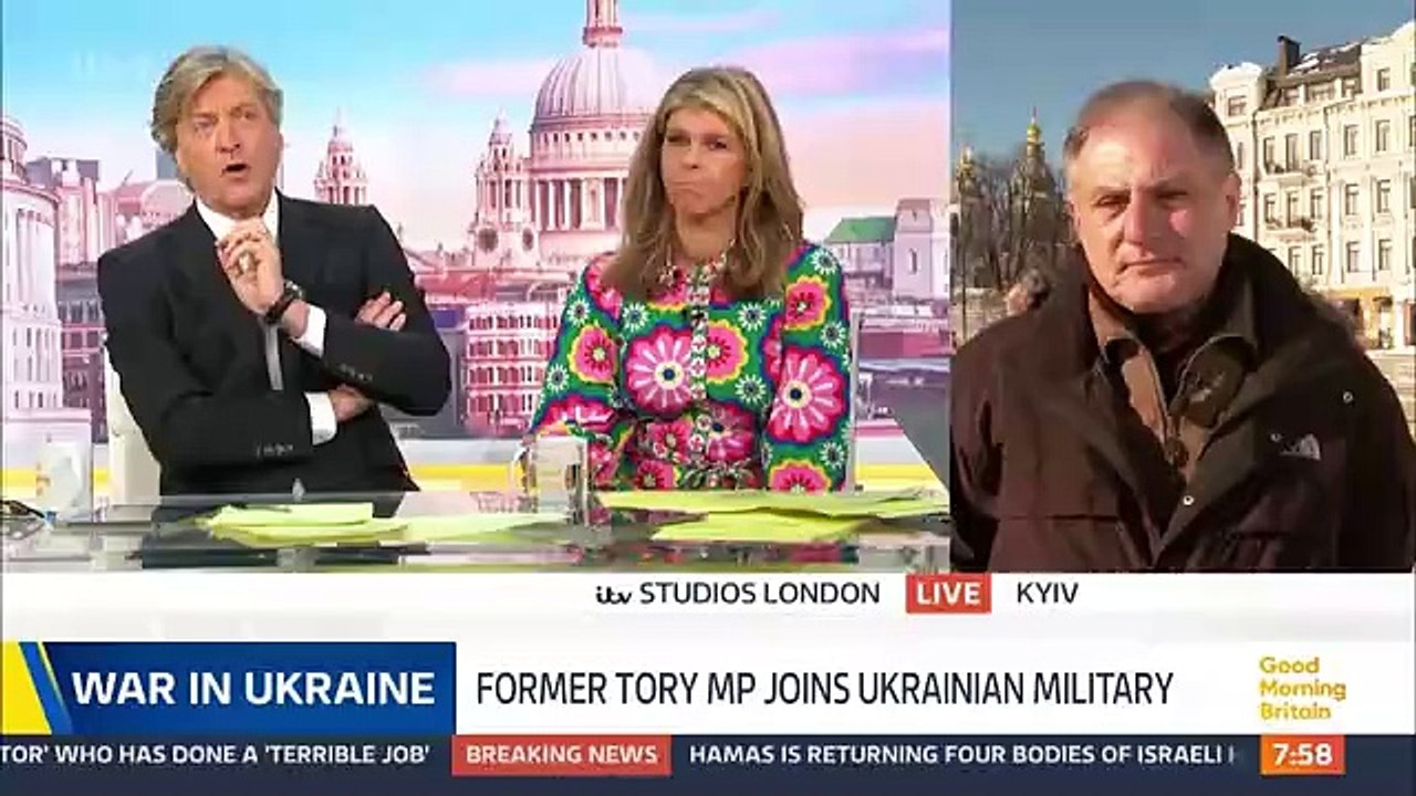 ‘I would shoot a Russian soldier’ says former Tory MP fighting on Ukraine frontline