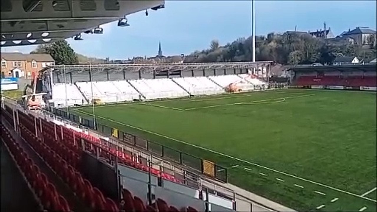 Derry City FC Brandywell North Terrace February 20
