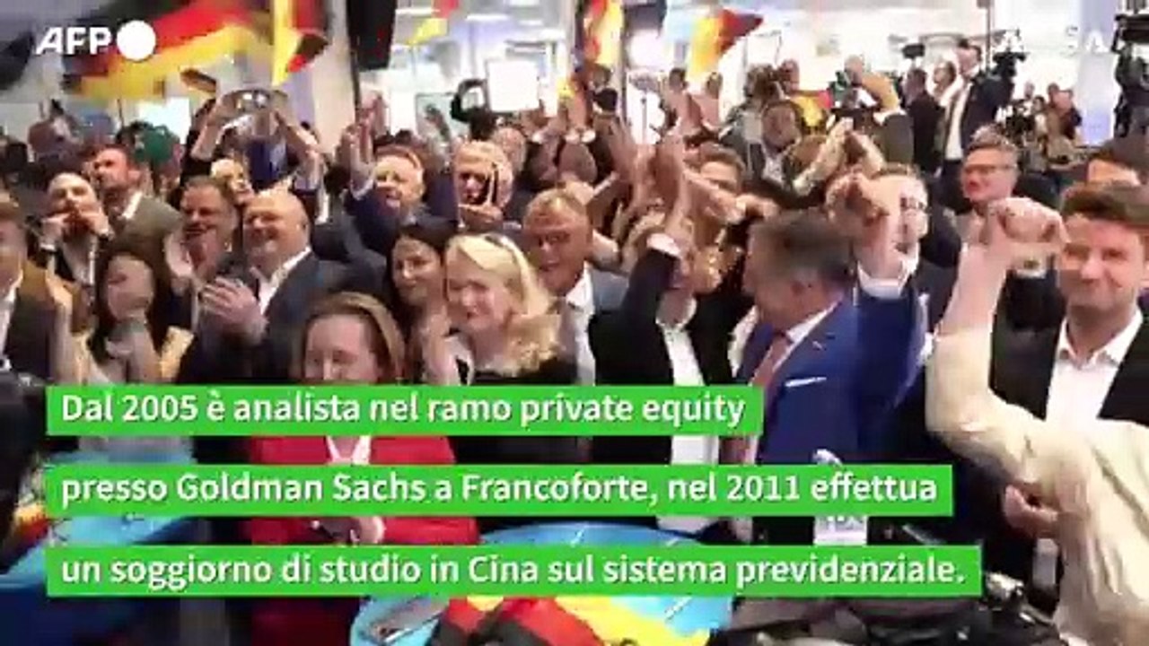 Alice Weidel, leader tedesca dell'ultradestra