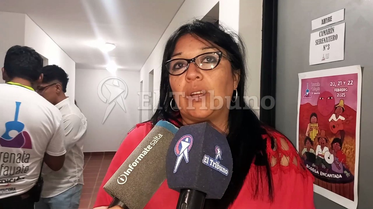 Hablamos con la Intendenta de Cafayate en la primera noche de la 51 edición de la Serenata a Cafayate