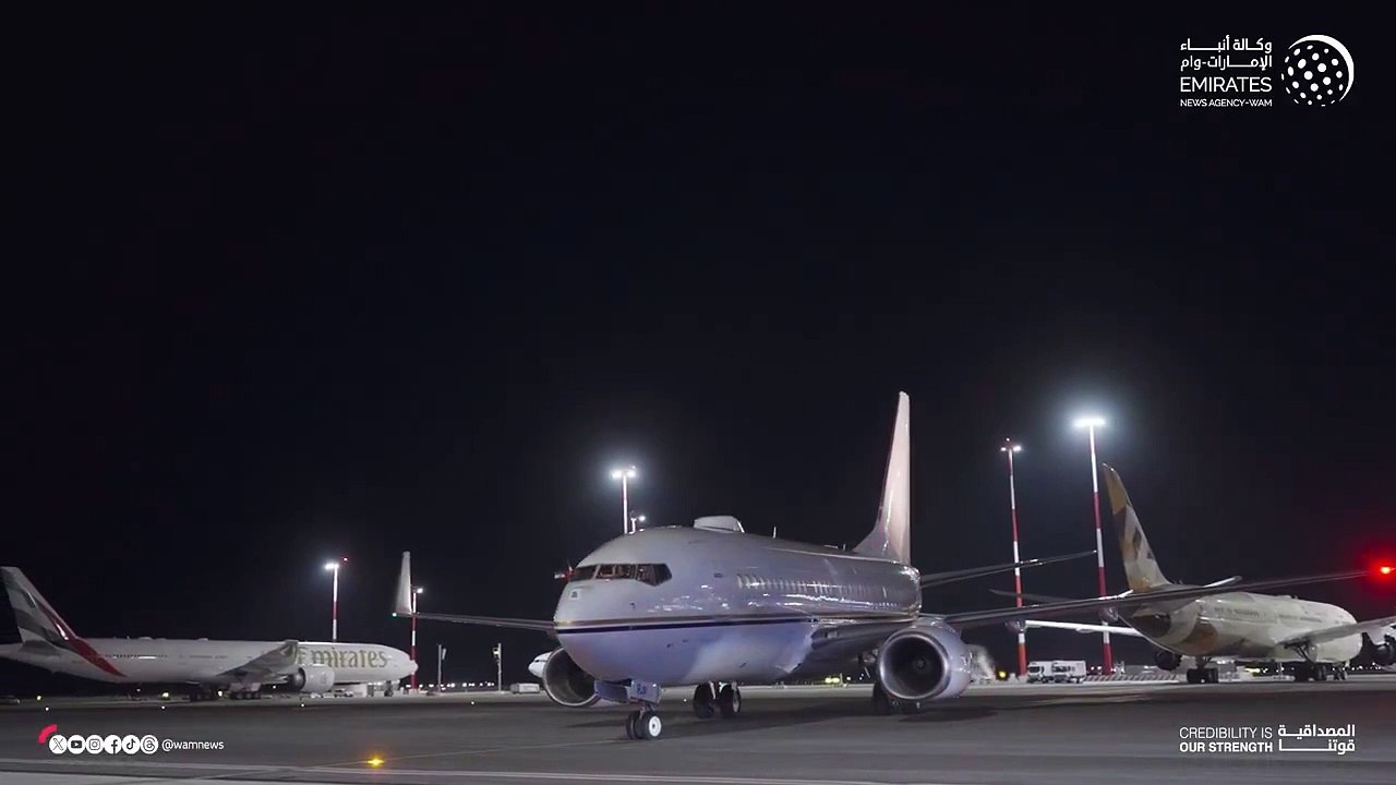 Watch: UAE President arrives in Italy on a state visit