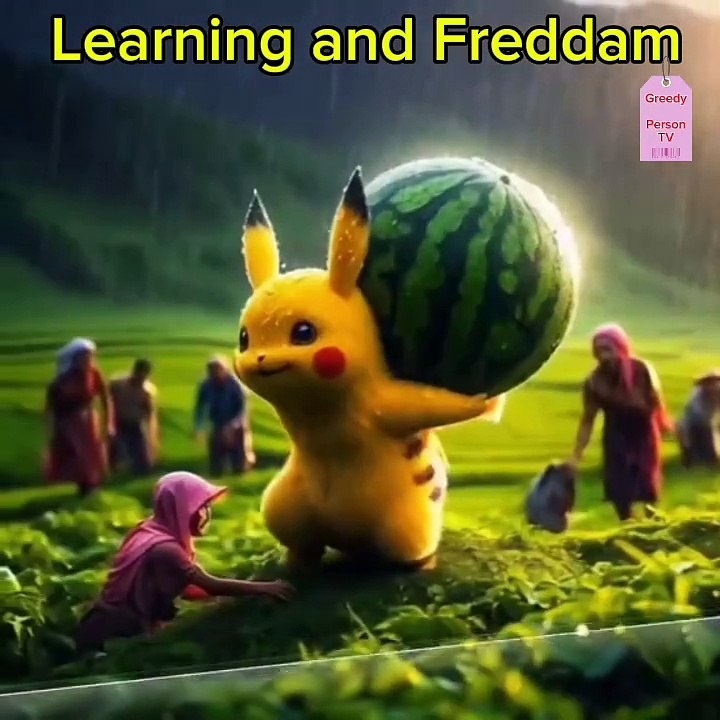 Rabbit with watermelon