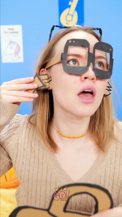 Cardboard Glow-Up! 💡💄 #123go