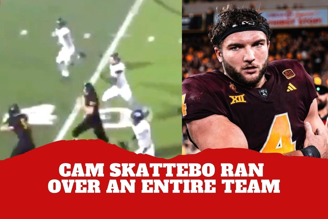 Nobody can stop him! NFL prospect Cameron Skattebo ran over an entire defense