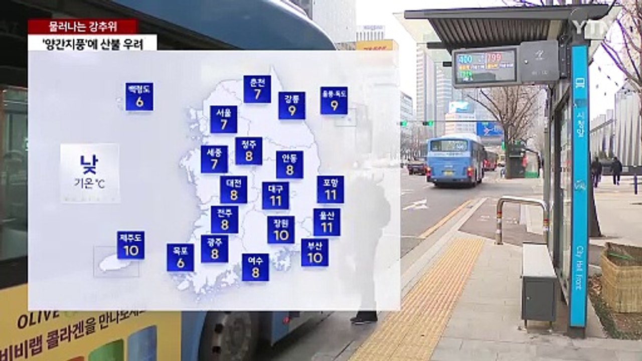 [날씨] "롱패딩 안녕" 추위 점차 물러나...산불 위험 '최고조' / YTN