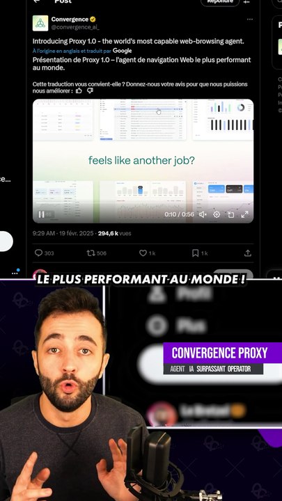 L'AGENT IA WEB ULTIME EST GRATUIT ! 🤖 #convergence #proxy10 #actusia #agentia #aiagent #chatgpt