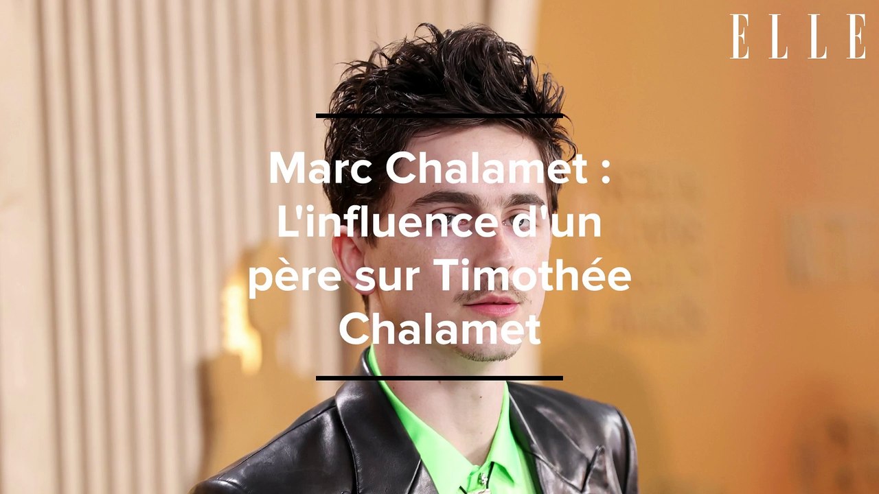 Timothée Chalamet : qui est son père français, Marc Chalamet ?