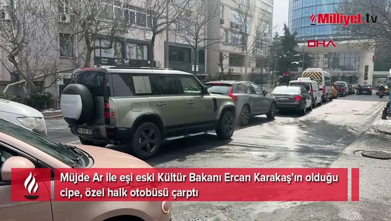 Mehmet Ercan Karakaş ve Müjde Ar trafik kazası geçirdi!