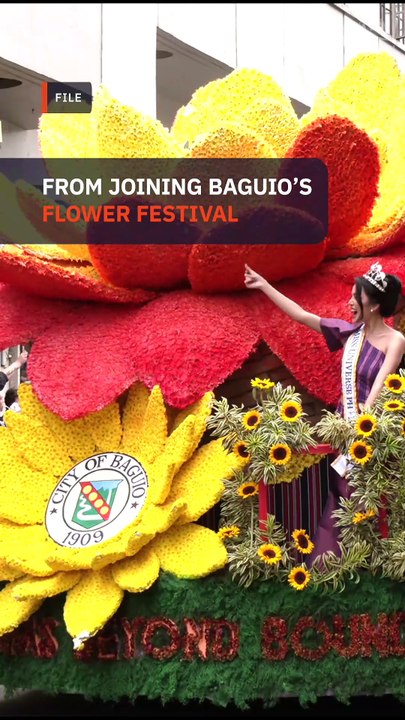 Imee, Lito Lapid banned from joining future Panagbenga parades