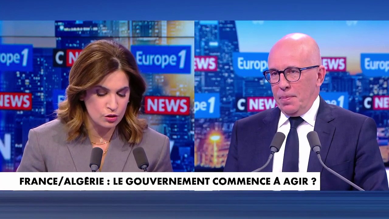 Relation France-Algérie : cessons «de subir cette humiliation de la part d'un État voyou», lance Éric Ciotti