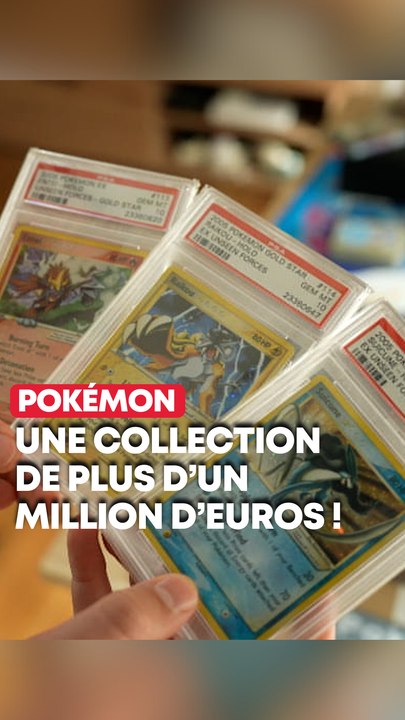 Une collection de cartes Pokémon de plus d'un million d'euros !