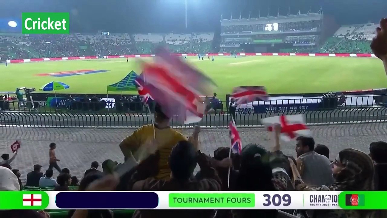 Champions Trophy 2025 8th Match Highlights -  2nd Innings - AFG vs ENG