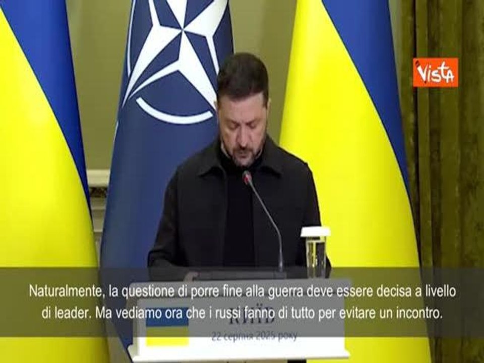Guerra in Ucraina, Zelensky: "La Russia non vuole l'incontro"