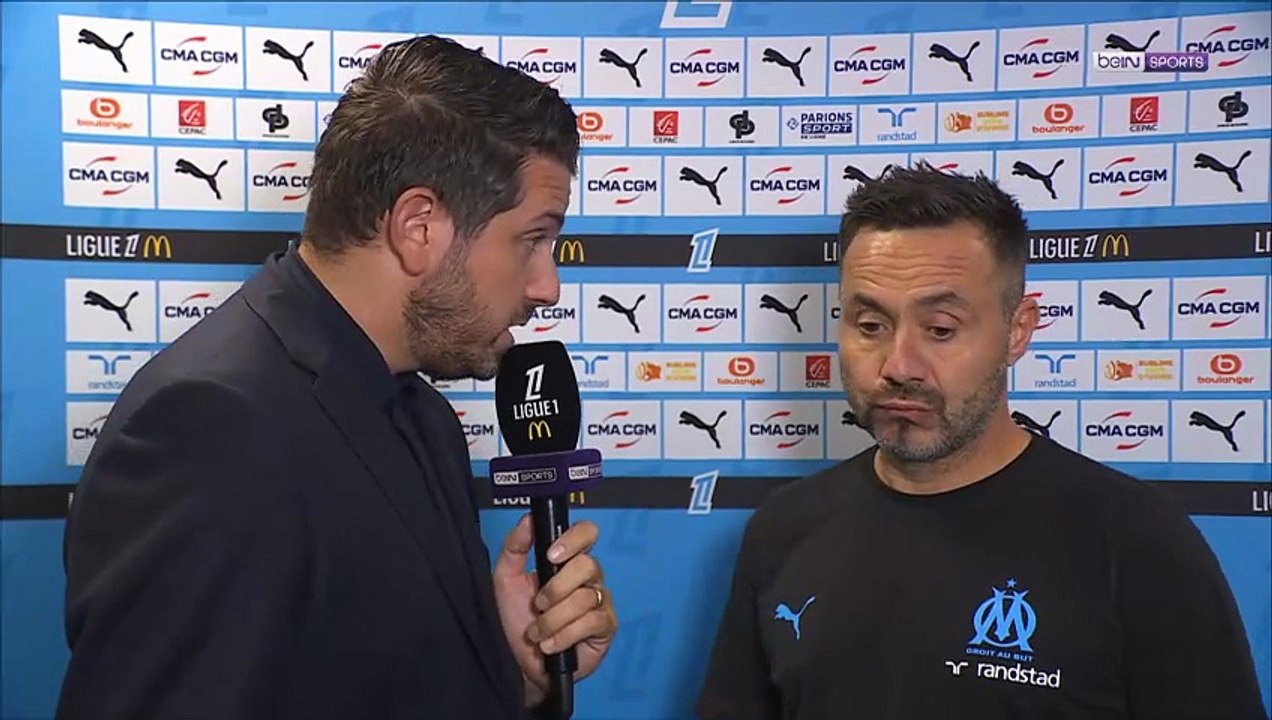 Ligue 1 - De Zerbi : "Content, car ce fut une semaine très lourde"