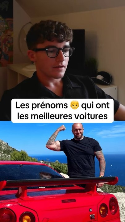Les prénoms de garçons qui ont les meilleures voitures