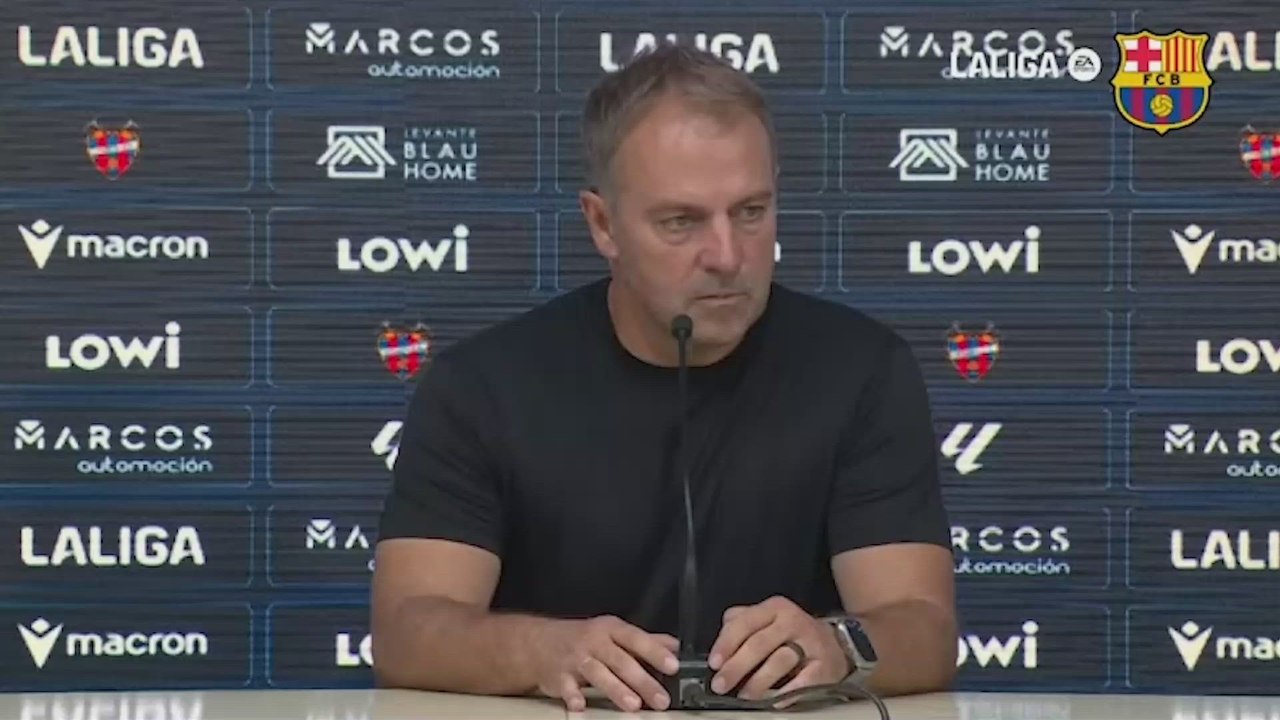 HANSI FLICK, FULL PRESS CONFERENCE after LEVANTE 2 vs FC BARCELONA 3
