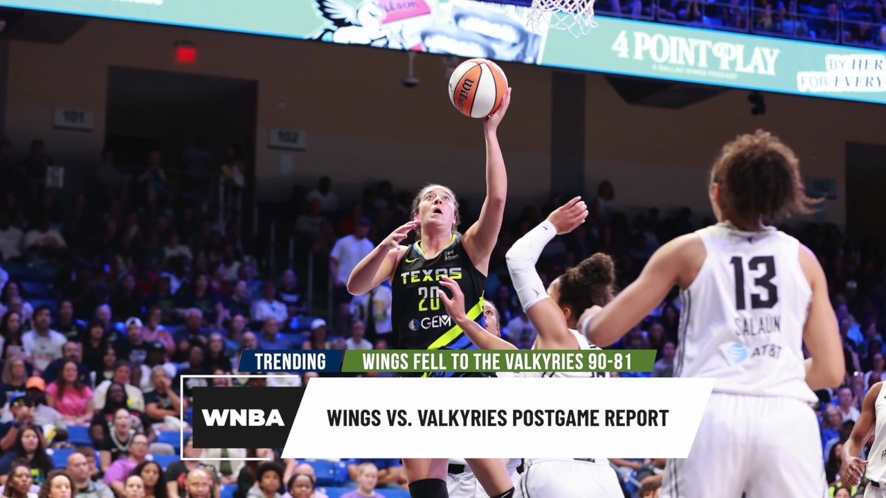 WNBA FINAL UPDATE: Wings Fall Short to Valkyries Despite Strong Effort at Home