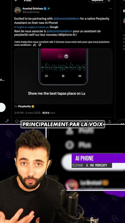 VOILE LE FUTUR DES SMARTPHONES ! 🤖 #perplexity #smartphone #actusia #telephone #ai #ia