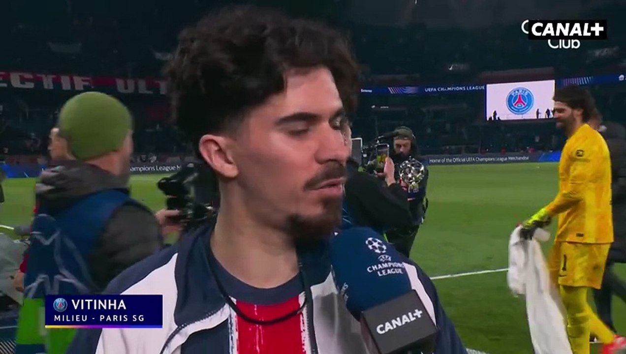 La réaction de Vitinha après PSG / Liverpool