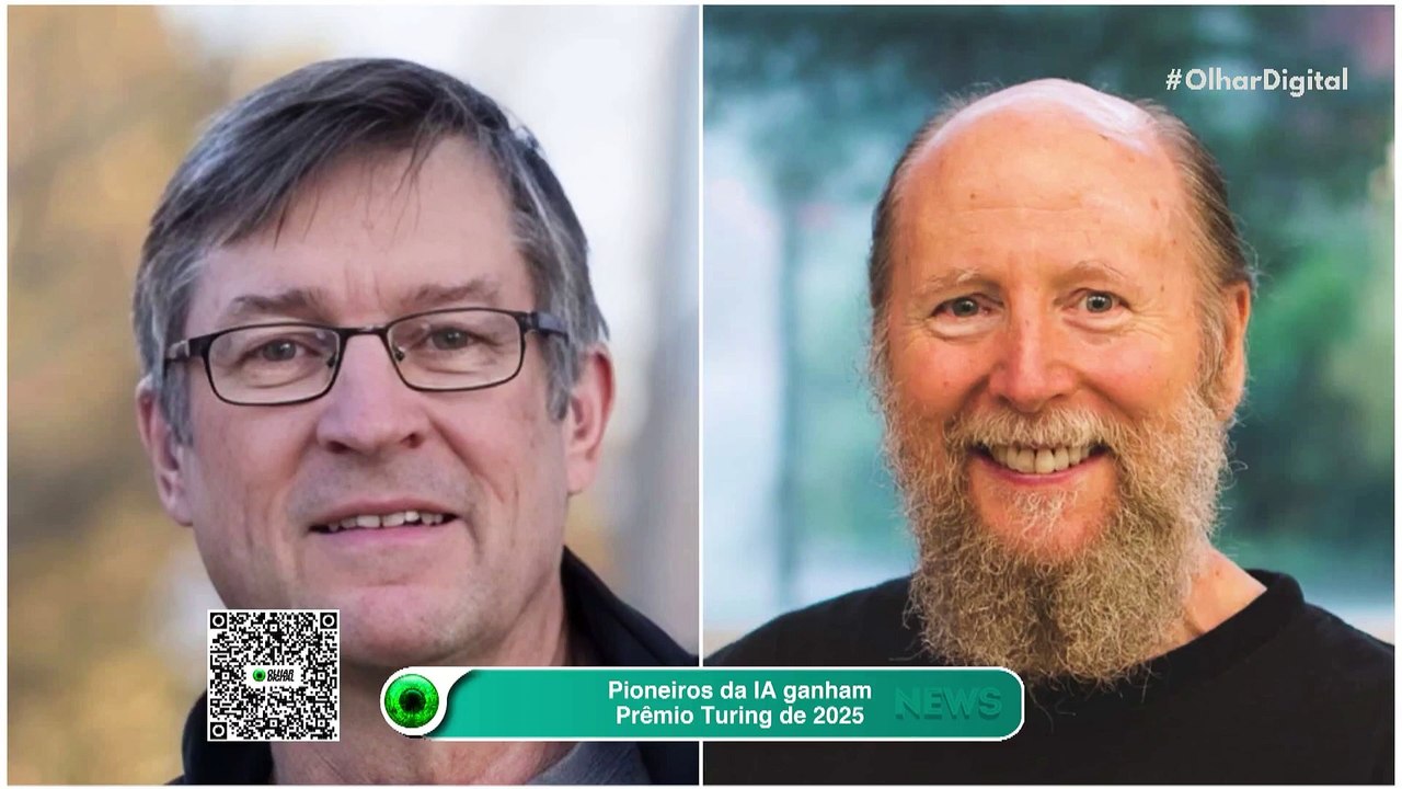 Pioneiros da IA ganham Prêmio Turing de 2025