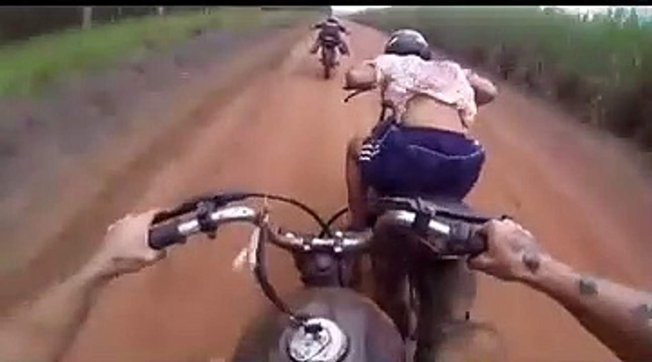 Racing with bike with the bros 😎