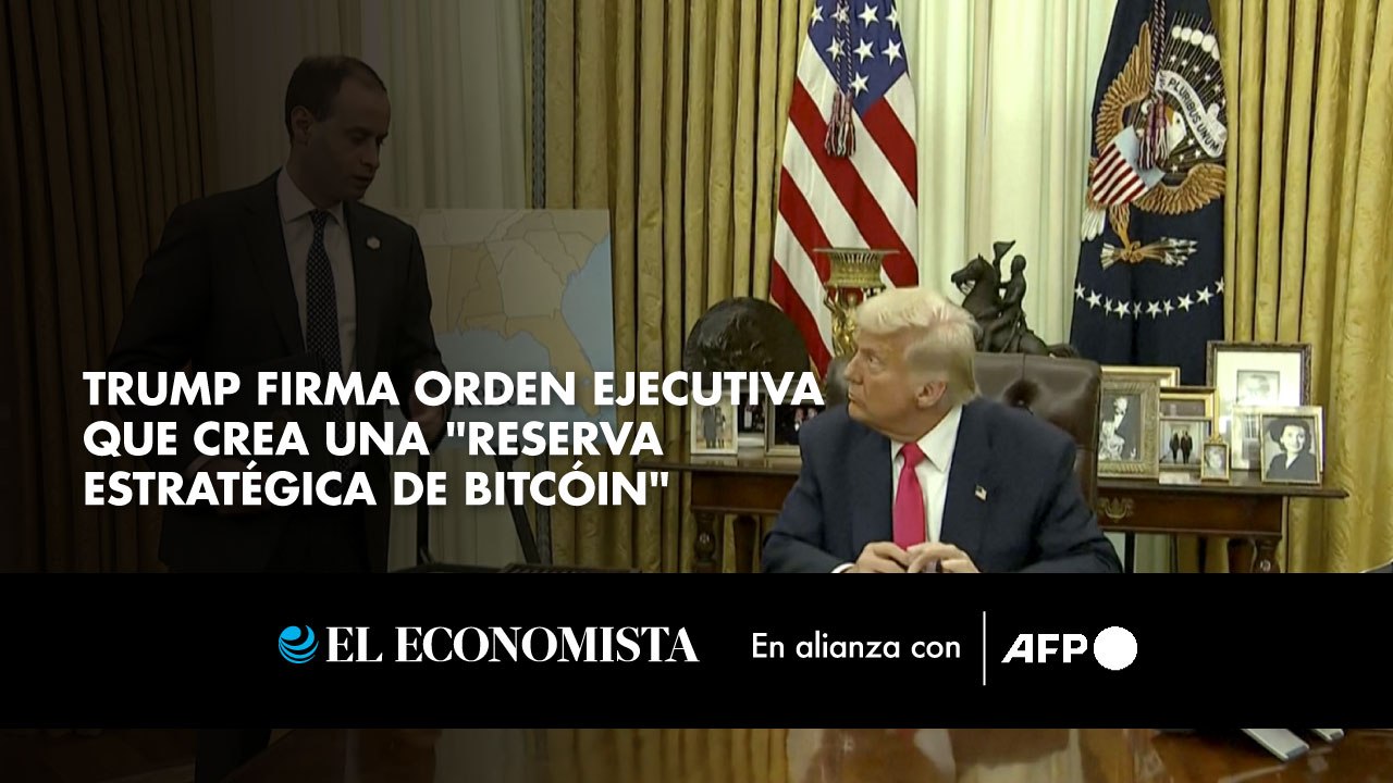 Trump firma orden ejecutiva que crea una "Reserva Estratégica de Bitcóin"