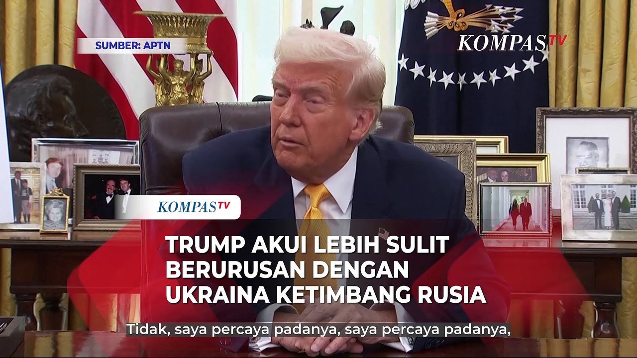 Donald Trump Akui Lebih Sulit Berurusan dengan Ukraina Ketimbang Rusia