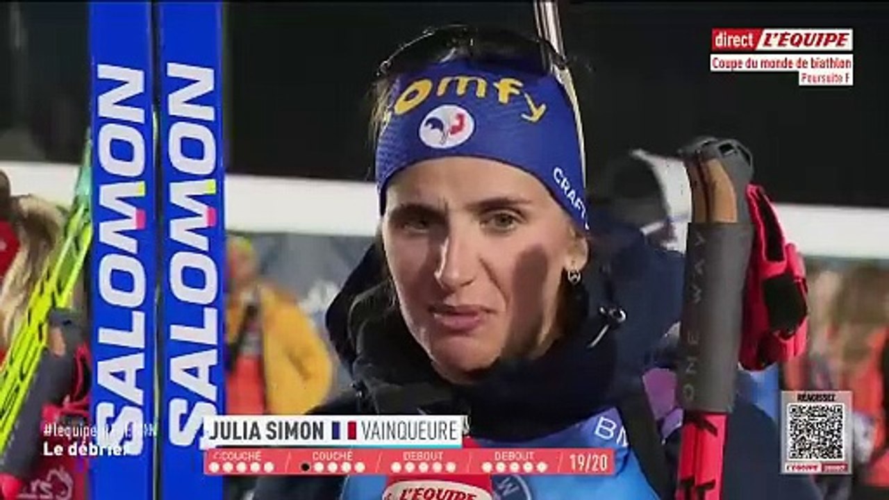 Simon : « J'avais la rage... » - Biathlon - CM (F)